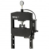 YATO yt-55584 Presa de atelier hidraulica 20T cu manometru, domeniu lucru 0-925 mm