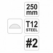 YATO YT-6231 Pila semirotunda Yato YT-6231, dimensiune 250 mm