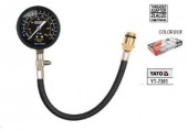 YATO YT-7301 Manometru cu adaptor pentru masurat presiune compresie, YATO YT-7301