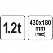 YATO YT-79943 Dispozitiv mecanic pentru despicare lemn de foc Yato YT-79943, diametru 60-180mm