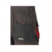 YATO YT-80157 Pantaloni de lucru Basalt cu pieptar, marime 2XL, 11 buzunare, 267g/m2