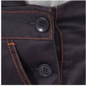 YATO YT-80411 Pantaloni de lucru cu pieptar, Yato YT-80411, marimea XL, 7 buzunare, negru