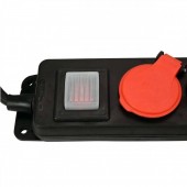 YATO YT-81240 Prelungitor cu 3 locasuri, Yato YT-81240, lungime cablu 3m, max 3500W, cu impamantare, IP44