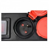 YATO YT-81242 Prelungitor cu 5 locasuri, Yato YT-81242, lungime cablu 3m, max 3500W, cu impamantare, IP44