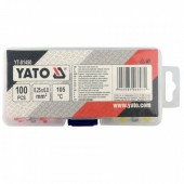 YATO YT-81450 Set 100 tuburi termocontractibile Yato YT-81450, transparente, max diametru 1.7-6mm