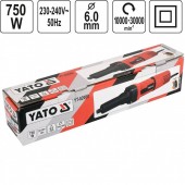 YATO YT-82080 Polizor drept, biax, Yato YT-82080, 750W, turatie variabila, 30000rpm