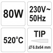 YATO YT-8273 Ciocan de lipit Yato YT-8273, putere 80 W