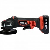 YATO YT-82826 Polizor unghiular cu acumulator Yato YT-82826, Li-Ion 18V, 2Ah, Turatie 10000 rpm, 125mm