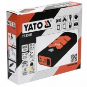 YATO YT-83081 Dispozitiv pornire 3in1, Yato YT-83081, USB, 400A, 12V, baterie Li-Po 9000 mAh, starter auto, lanterna