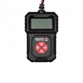 YATO YT-83114 Tester electronic pentru verificare incarcare baterie, 8-30 V, Domeniu de masurare CCA 100-2000 A, LCD