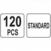 YATO YT-83144 Set 120 sigurante fuzibile auto, Standard, Yato YT-83144, cutie transport