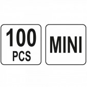 YATO YT-83145 Set 100 sigurante fuzibile auto, Yato YT-83145, Mini cu profil redus, cutie organizatoare