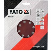 YATO YT-83467 Set 3 discuri abrazive Yato YT-83467, pentru tencuiala, P240, 180mm