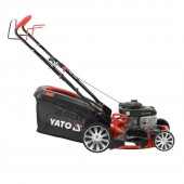 YATO yt-85525 Masina tuns gazon pe benzina autopropulsata, lama 46 cm, motor Loncin 2.4kw, carcasa metalica, cos 62l